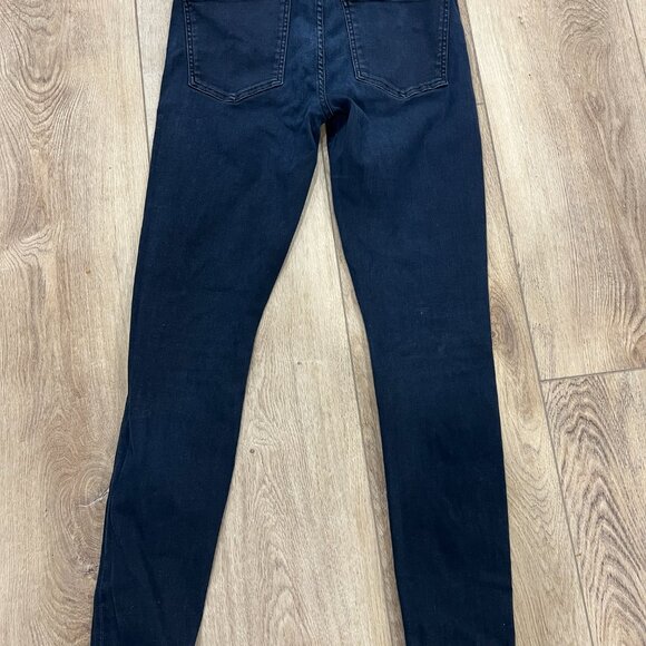 AGOLDE Sophie High Rise Skinny in Stage Dark Blue Denim Jeans 30 - Picture 7 of 7